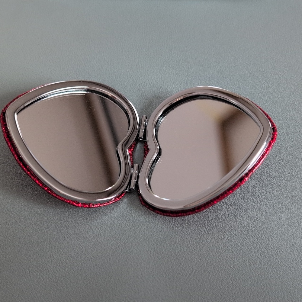 Coach Glittering Red Heart Mirror - Picture 2 of 7